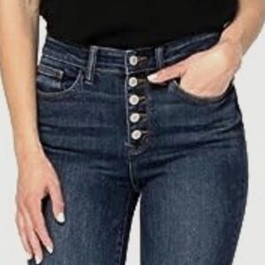 Judy Blue high rise skinny fit button fly jeans  7/28